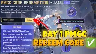 DAY 1 PMGC REDEEM CODE 🔥 REDEEM CODE FOR PMGC CODE REDEMPTION EVENT