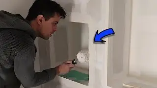 Forma SIMPLES e PRÁTICA de fazer CANTOS em DRYWALL