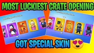 LUCKY CRATE OPENING 😍 WILL I GOT SPECIAL SKIN 🥵🥰