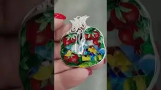 Горячая перегородчатая эмаль. Грузия