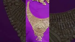 Gold necklace kemon lagche bolbe bandu ra subscribe kore dio Plesse #necklace #jewellery #viral