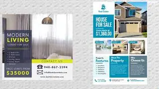 I will make five awesome real estate flyer video for instagram or facebook - Real Estate Promos Ser