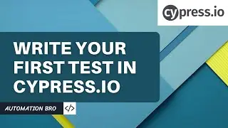 Write your first test in Cypress | Cypress Testing