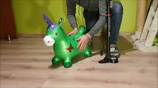 My New Inflatable Unicorn! || Rody || Bouncy Horse