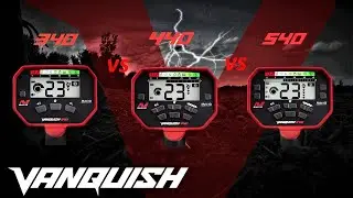 Minelab Vanquish Differences 340, 440 And 540 Metal Detectors