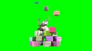 3D Green Screen Character Deer Animal Free 3d Explainer kit
