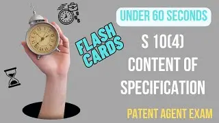 #Shorts Section 10(4) - Content of Specification