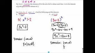 Algebra 2 - Unit 7 - Compositions and Inverse Functions - Day 1 - Compositions