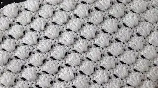 How To Crochet An Easy Stitch / Ideal For Blankets / Shawls