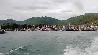 perjalanan keberangkatan nelayan saat mencari ikan di laut selatan (prigi TrenggaleK jawa timur)