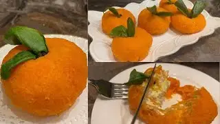 Новогодний салат «Мандаринка»/New Year's salad 