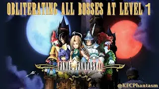 FINAL FANTASY IX - Obliterating All Bosses at Level 1