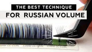 How to create RUSSIAN VOLUME FANS - PERFECT FAN | Anastasia Lash Expert