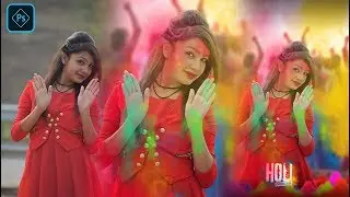 Holi Open Air Maniplution effect Adobe Photoshop  cc 2018 by pauleditz
