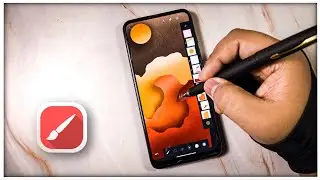 Infinite Painter Tutorial: Paper Textured Abstract illustration in Infinite Painter