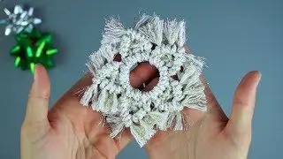 12 Days of Christmas! Day 3: Macrame Star Ornament/Decoration