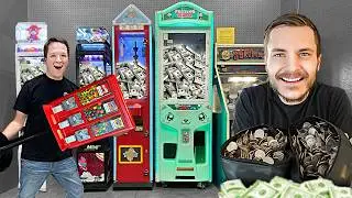 Collecting Money From Our Mini ARCADE After ONE MONTH!