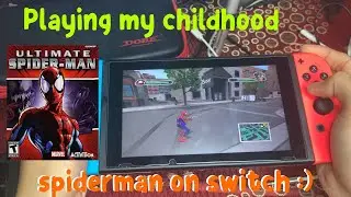 Ultimate Spider-Man On Nintendo Switch Test Gameplay Via Stream | Spider-Man Nintendo Switch