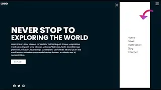 How to Create a Toggle Menu with HTML CSS & Javascript