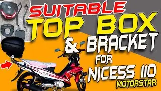 swak sa nicess 110 motorstar na bracket at top box