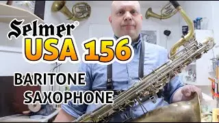 Enhancing Selmer USA 156 Baritone Saxophone
