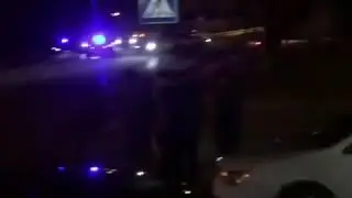 Авария. Сегодня ночью по ул. Ставропольской , в районе 2 ночи, перед псыжским мостом .