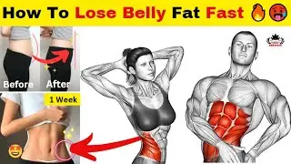 How To Lose Belly Fat Fast 🔥🥵| Exercise For Belly Fat | Belly Fat | Flat Belly  (1 Week Challenge)