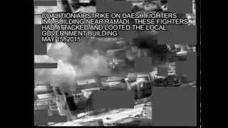2. Coalition airstrike on Daesh fighters in a building near Ramadi, May 15, 2015