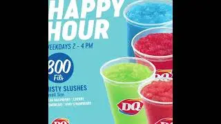 Don’t miss it!.. .800 fils Small Misty slushes |@DairyQueenBahrain | Happy Taste Good | #summer