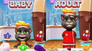 Baby Talking Tom-2 Vs Adult Talking Tom-2