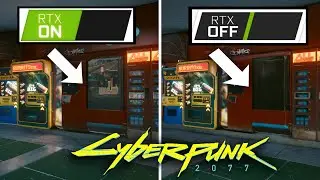 Cyberpunk 2077 Graphics Comparison - RTX ON VS RTX OFF / RTX 2060 Super/ 4K - 60FPS Gameplay HD