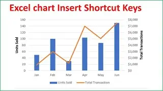 Excel Chart Shortcut Key😎😎😎 | Excel Chart | How To Insert Excel Chart Quickly | 