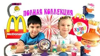 Happy Meal! New toys. Черепешки Ниньзя и Хелоу Китти!Полная коллекция