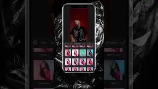 Трендовый эффект на телефоне