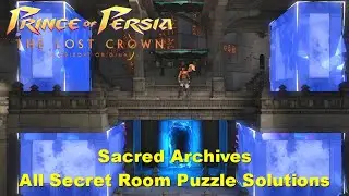 PRINCE OF PERSIA THE LOST CROWN - All Sacred Archives Secret Room Puzzle Solutions