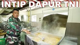 Intip Dapur dan Proses Memasak Makanan untuk Prajurit TNI