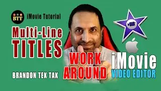 How to make Custom Multi Line Titles in iMovie 