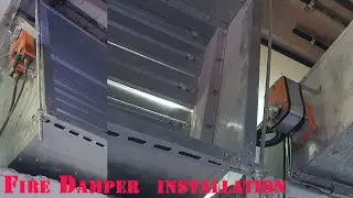 Fire damper installation | How to installation of fire dampers | Tectonic Work