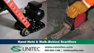 Concrete & Metal Scarifiers – Hand-Held & Walk-Behind – CS Unitec