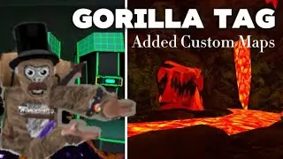 Gorilla tag added custom maps! (No Mods)￼