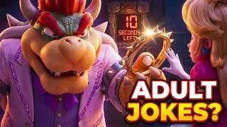 HIDDEN ADULT JOKES in super mario broz