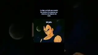 El jefe... #memes #viral #anime #jefe #boss #dragonball #vegeta #dbz #epic #goku