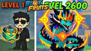 I Am Becoming Stronger With Dragon Fruit In Blox Fruits || Noob To Pro Blox Fruits