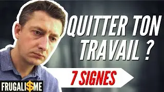 🔥BURN-OUT Mal être au travail 7 signes qu'il faut QUITTER TON TRAVAIL