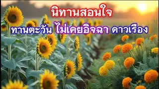 #นิทานสอนใจ ทานตะวันไม่เคยอิจฉาดาวเรือง รู้คุณค่าตัวเอง #ปัญญาธรรมคุณ