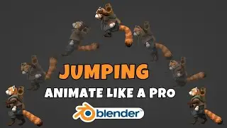 Learn to Animate like a PRO in blender | Jumping 3D Animation