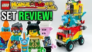 Monkie Kid's Team Van Review! LEGO Monkie Kid Set 80038