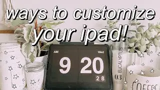 iPad customization + organization tips/tricks!! *aesthetic & easy* MUST DO!