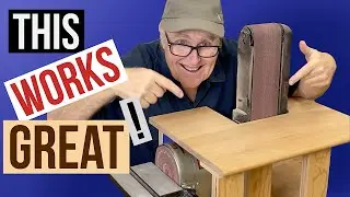 Building A Scrap Wood Sander Table - ASMR