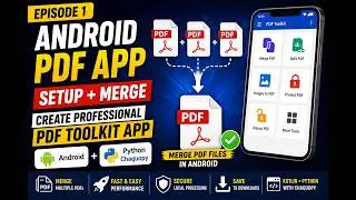 🚀 Build a Professional PDF Toolkit App | Episode 1: Setup + Merge PDF